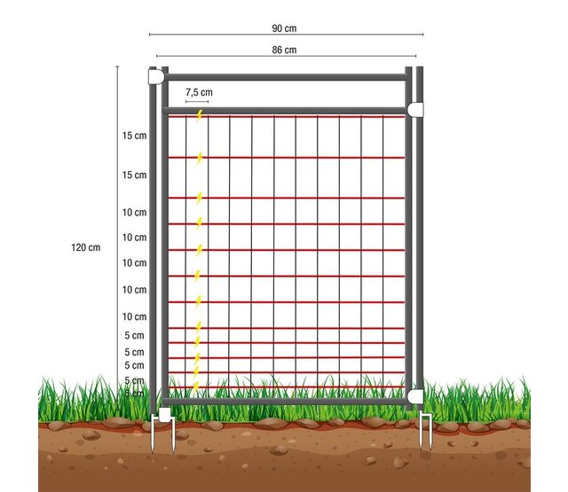Deur voor netbehuizing