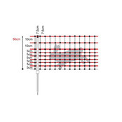 Electric net rabbit & small animals 50m h0.50m
