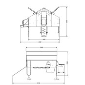 30 hens hen house - Copele