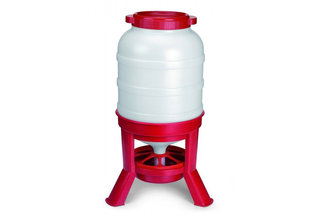 Mangeoire pour poules 40L avec pieds