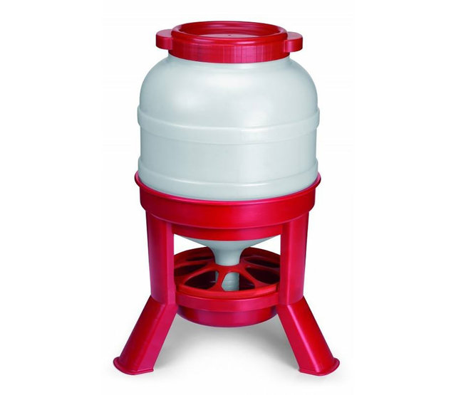 Mangeoire pour poules avec pieds, 30L - Copele