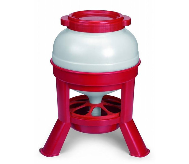 Mangeoire pour poules avec pieds, 20L - Copele