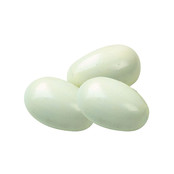 Lot de 3 œufs factices en bois peint, poules - CHICK'A