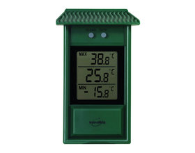 Groene digitale thermometer