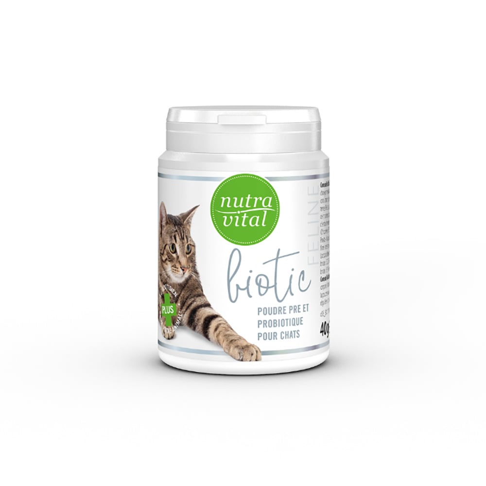 Aliment complémentaire probiotique pour chat 40g