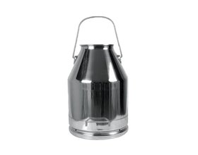 Stainless steel milk jar, 30L