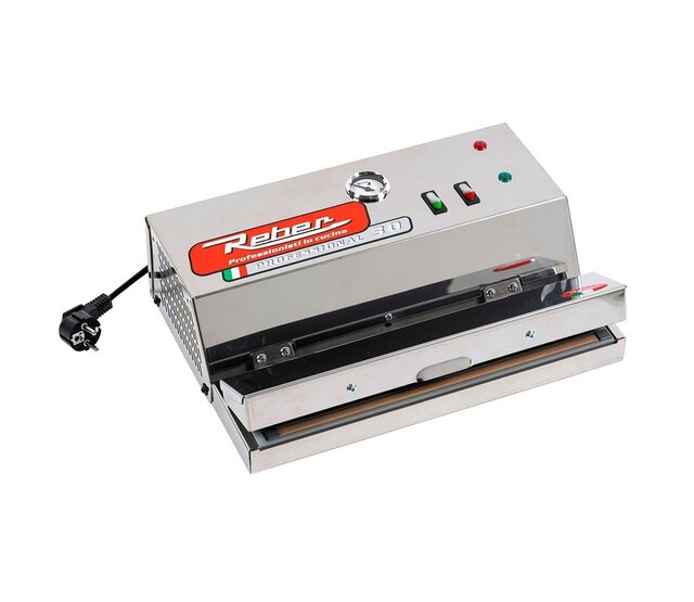 Stainless steel vacuum machine, 30cm - REBER Stainless steel vacuum machine, 30cm - REBER