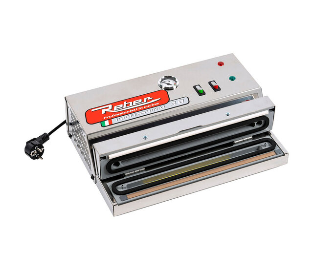 Stainless steel vacuum machine, 30cm - REBER Stainless steel vacuum machine, 30cm - REBER