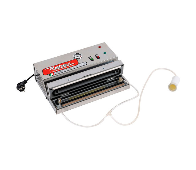 Stainless steel vacuum machine, 30cm - REBER Stainless steel vacuum machine, 30cm - REBER