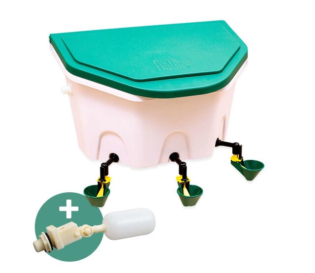 Water trough for hens, 8L - AVIAQUA Water trough for hens, 8L - AVIAQUA