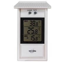 Thermomètre digital blanc, mini-maxi
