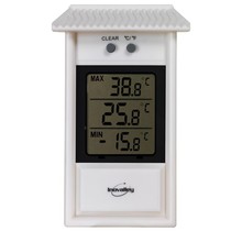 Thermomètre digital blanc, mini-maxi
