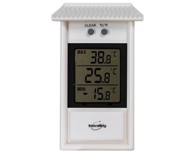 White digital thermometer