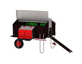 10 hens mobile hen house