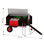 10 hens mobile hen house - Copele