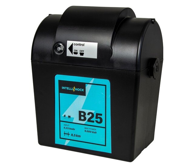 Mobiel Accu-aangedreven energizer B25 (Lengte 1-5 km)