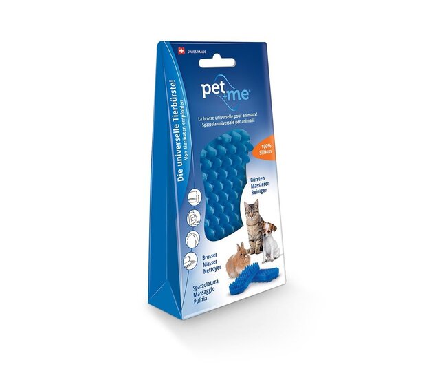 Brosse petits chiens/chats à poils ras - PETME Brosse petits chiens/chats à poils ras - PETME