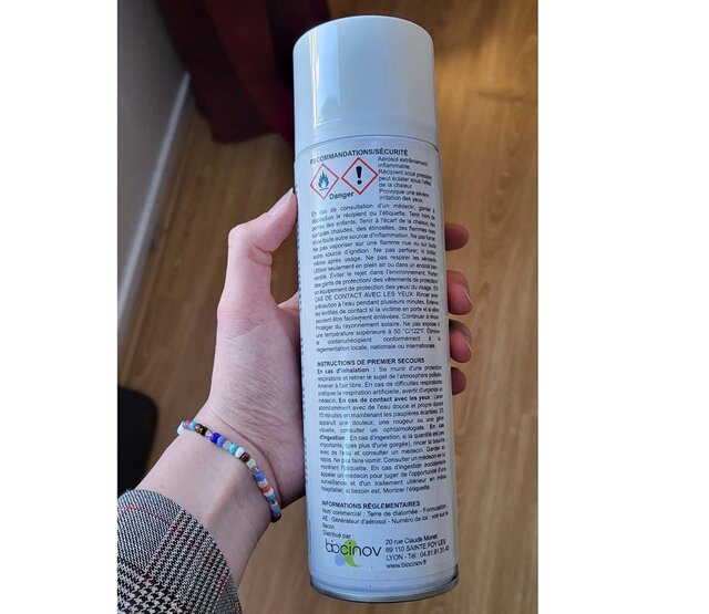 Diatomeeënaarde Spray : Tegen bedwantsen