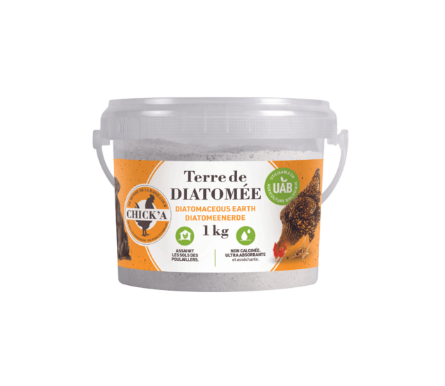 Terre de diatomée non calcinée - 1 kg Terre de diatomée non calcinée - 1 kg