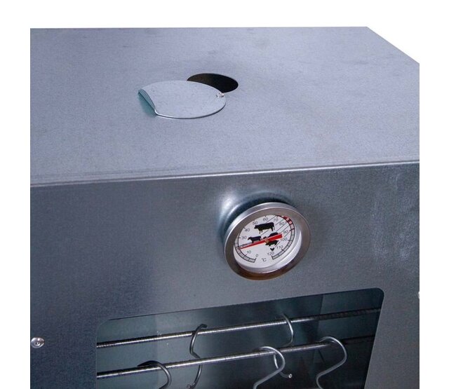 Meat and fish smoker with glass door 39 x 27.5 x 80 cm Meat and fish smoker with glass door 39 x 27.5 x 80 cm
