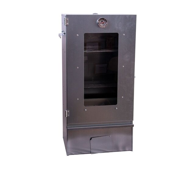 Meat and fish smoker with glass door 39 x 27.5 x 80 cm Meat and fish smoker with glass door 39 x 27.5 x 80 cm