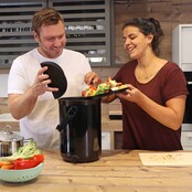 ORGANKO 2 OCEAN 9.6L black bokashi composter