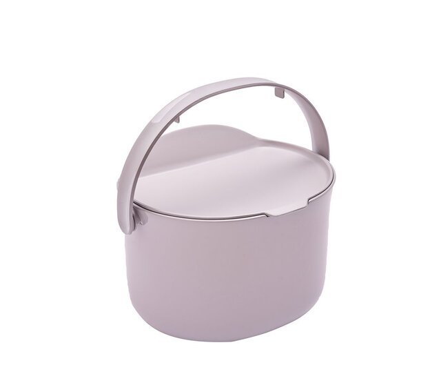 Poubelle à compost ORGANKO DAILY 3.3L gris clair