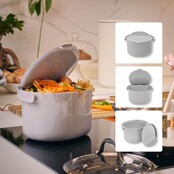 Compost garbage can ORGANKO DAILY 3.3L light grey