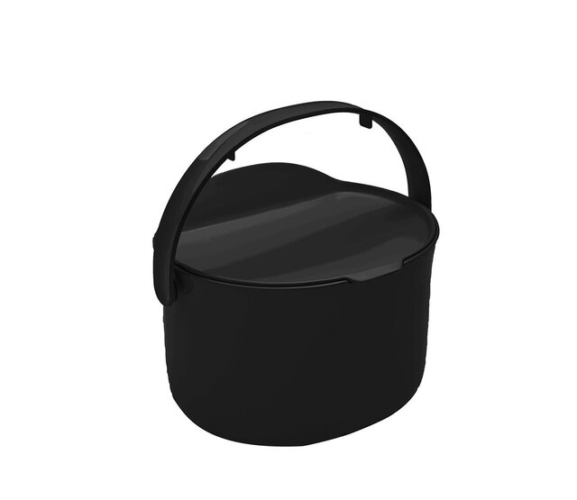 Poubelle à compost ORGANKO DAILY 3.3L noir