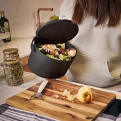 Compost garbage can ORGANKO DAILY 3.3L black