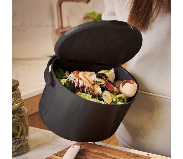 Poubelle à compost ORGANKO DAILY 3.3L noir