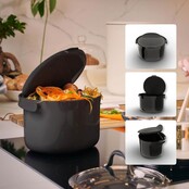 Compost garbage can ORGANKO DAILY 3.3L black