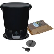Kit 1 composteur bokashi ORGANKO ESSENTIAL 15.3L noir