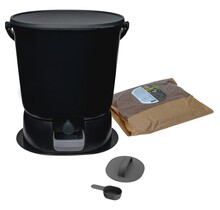Kit 1 composteur bokashi ORGANKO ESSENTIAL 15.3L noir