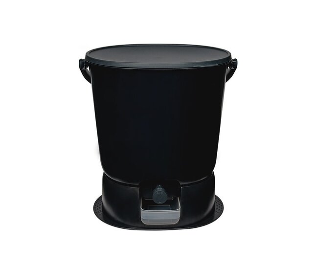 Kit 1 ORGANKO ESSENTIAL bokashi composteerbak 15.3L zwart