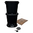 SKAZA Kit 2 composters bokashi ORGANKO ESSENTIAL 15.3L black
