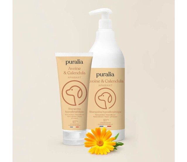 Shampoing hypoallergénique  1 L - PURALIA Shampoing hypoallergénique  1 L - PURALIA