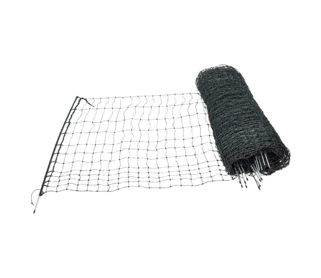 Electrisch bedienbaar pluimvee net 50m, h 1.2m