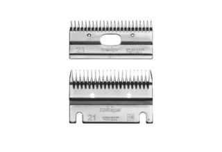 Set of combs 21 and 23 teeth HEINIGER