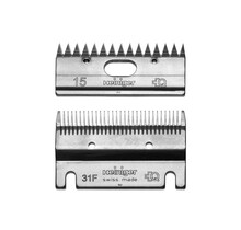 Jeu de peignes 31F  et 15 dents pour bovins et chevaux HEINIGER