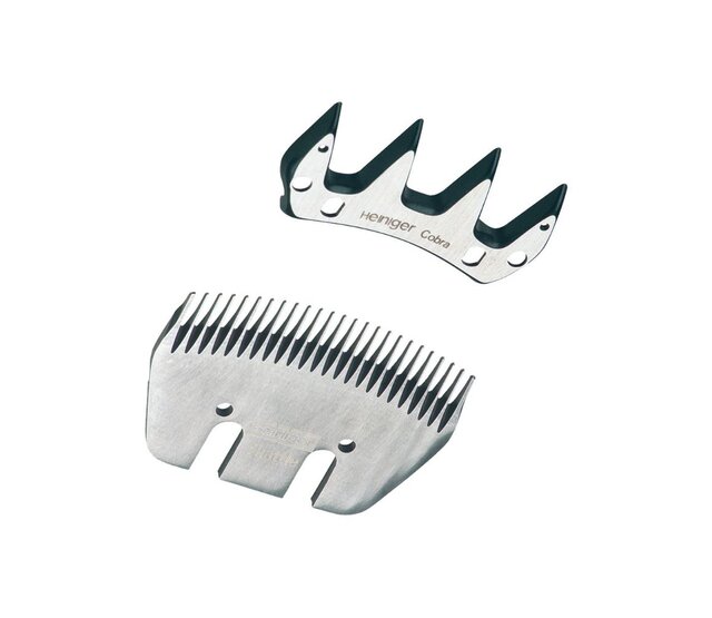Set of 25 and 4-tooth combs for HEINIGER cattle