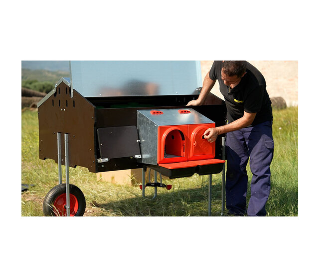 10 hens mobile hen house - Copele