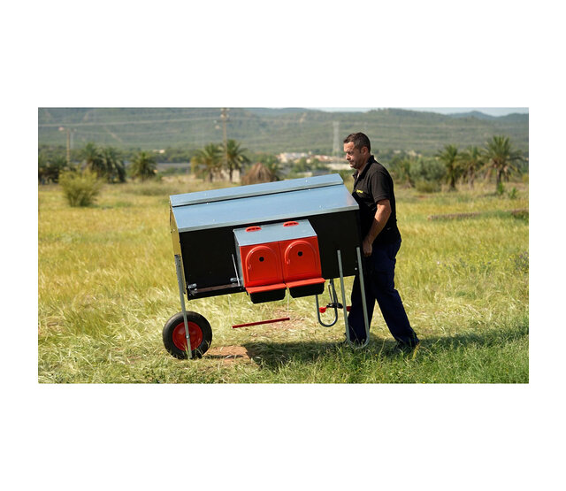 10 hens mobile hen house - Copele