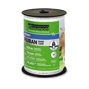 HOBBY BEAUMONT 10mm/200m white and green ribbon