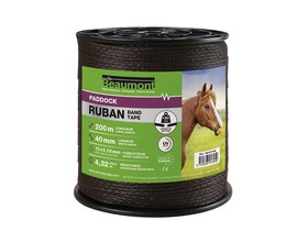 40mm/200m brown PADDOCK BEAUMONT tape