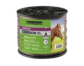 Cordon 5mm/200m marron PADDOCK BEAUMONT