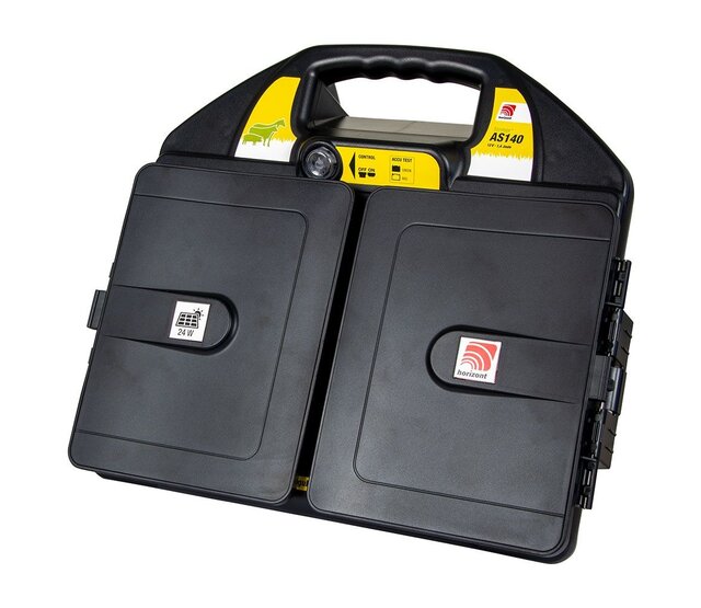 FARMER AS140 solar energiser with 24W HORIZONT solar panel
