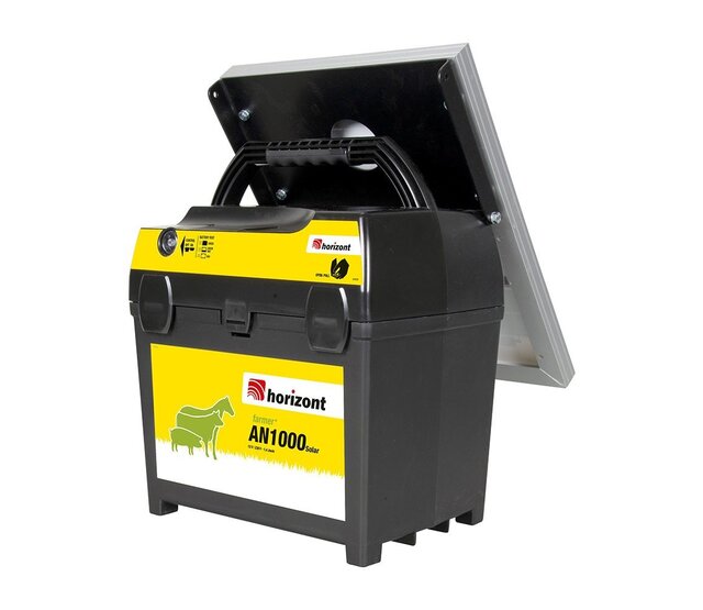 Électrificateur solaire FARMER AN1000 avec panneau solaire 10W HORIZONT