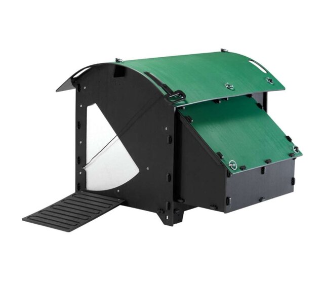 Recycled floor coop for 5 to 9 hens NESTERA medium model Recycled floor coop for 5 to 9 hens NESTERA medium model