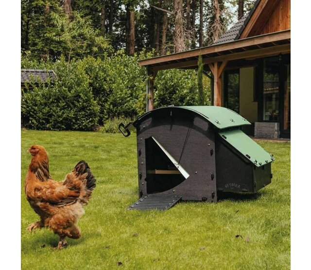Recycled floor coop for 5 to 9 hens NESTERA medium model Recycled floor coop for 5 to 9 hens NESTERA medium model